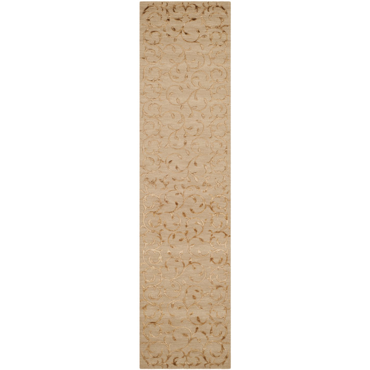 Tibetan Hand-Knotted Gold Area Rug