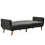 Full / Double 210.8cm Velvet Futon Sofa-71882460