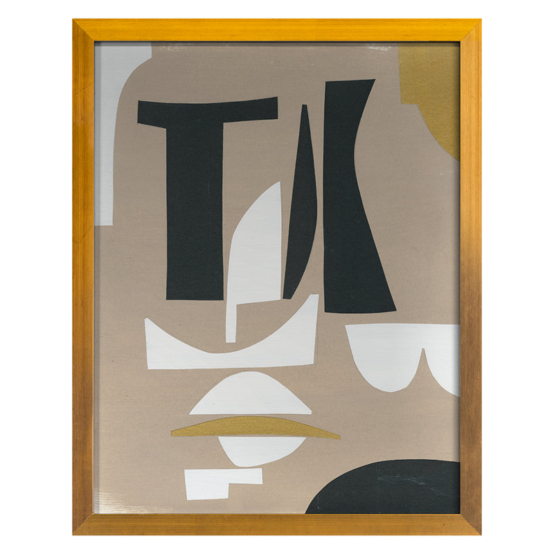 Musical 2 Print by Morlock, Jody, Gold Framed, 24" H x 19" W