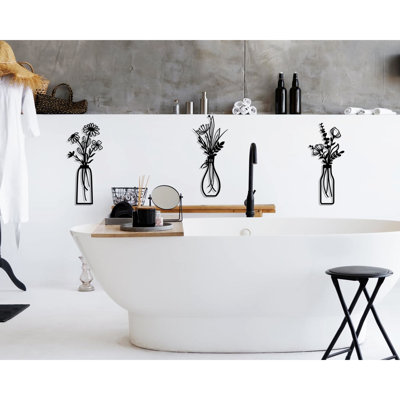 Décoration murale en métal noir, fer de haute qualité avec finition rouille, idéal pour le salon et la fête, pièces simples à nettoyer, utilisation polyvalente dans les détails artisanaux, entretien facile