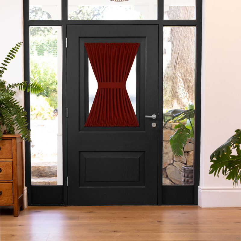 Panneau de rideau simple Lamesa, L 54 po x L 40 po, Marsala