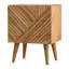 Carmelita 45cm W Solid Wood Bedside Table