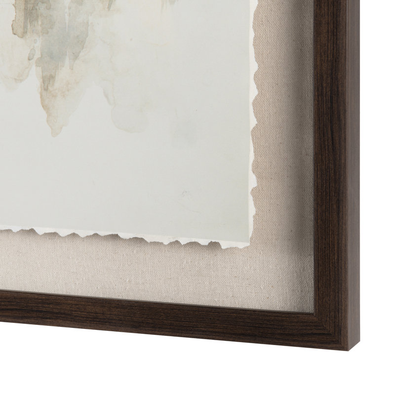 Sepia Silhouette 2-Piece Landscape Framed Paintings