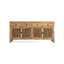 Buffet décoratif Mid-Century moderne en bois massif Burlywood