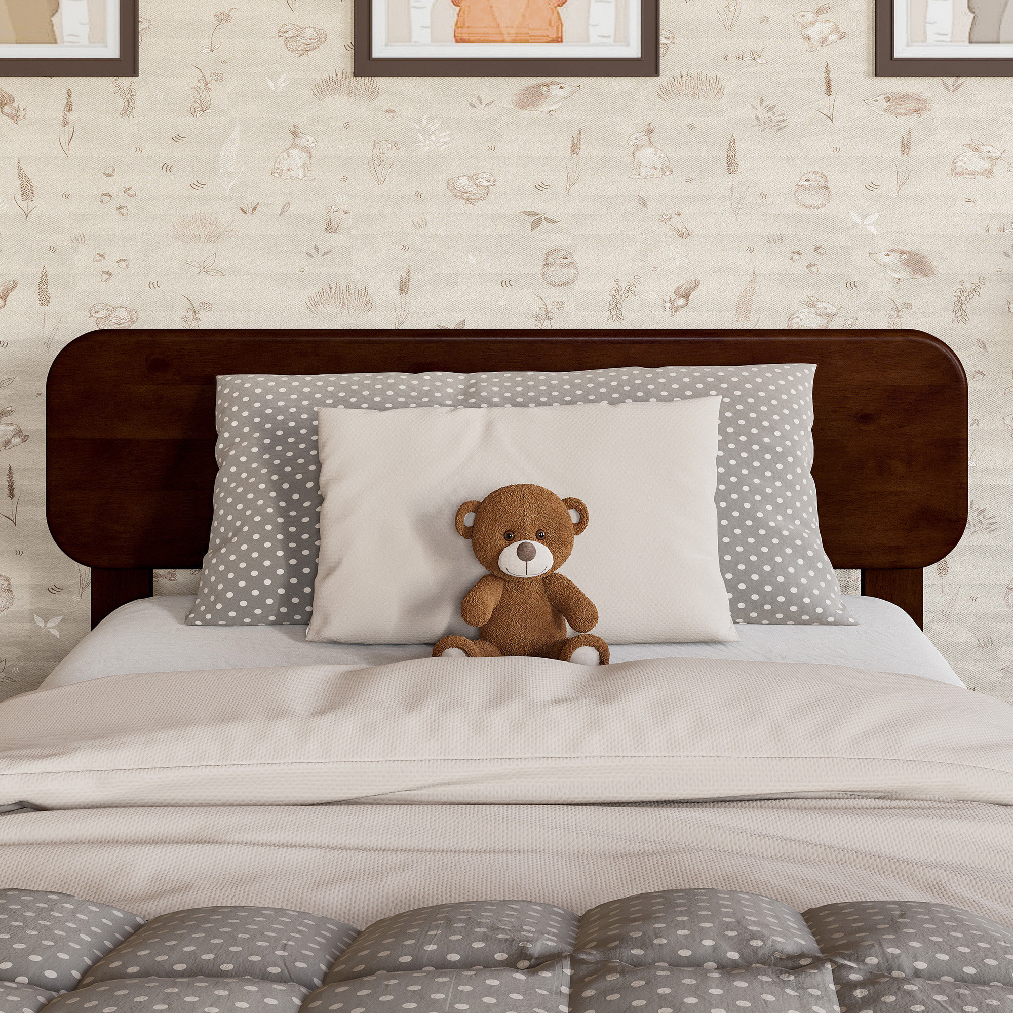 Brianna Solid Wood Headboard