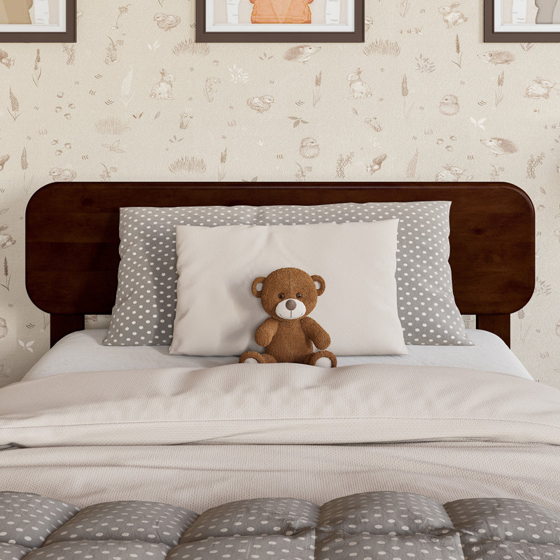 Brianna Solid Wood Headboard, Walnut, Twin