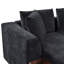 Canapé modulaire avec canapé en L 93,7 po et compartiment de rangement en bois pour salon-816713084