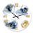 Abstract Of Dark Blue and Gold Cloud - Modern wall clock-93602239