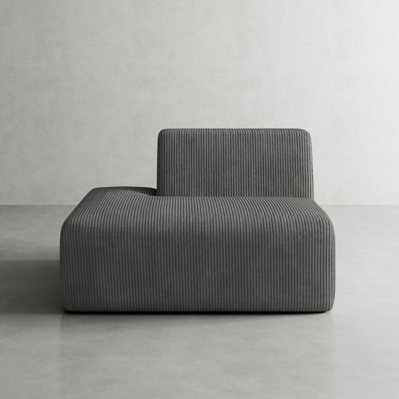 Fauteuil d'appoint simple Berlare, Gris