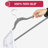  Non-Slip Plastic Velvet Hanger Packs - Heavy Duty Felt Hangers with Stainless Steel Swivel Hooks-1853887682-1854370140