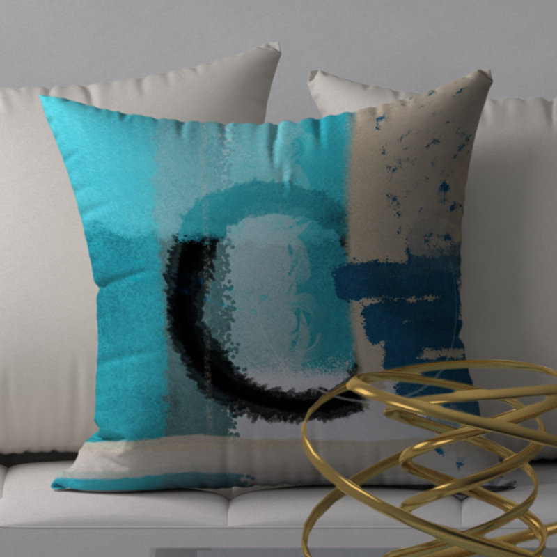 Housse de coussin carrée/insert, 18 po x 18 po