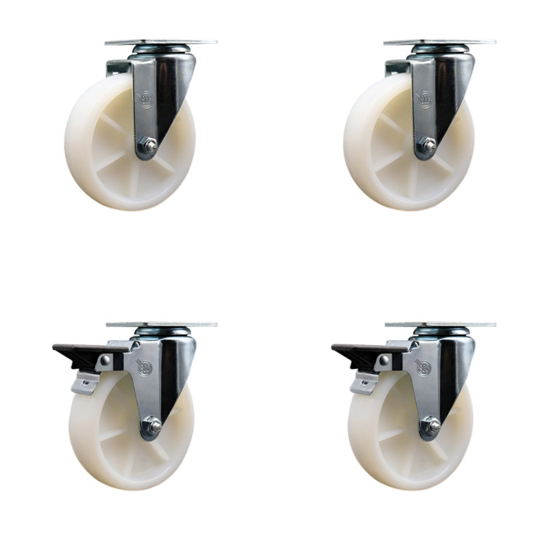 4 Piece Nylon Caster Set