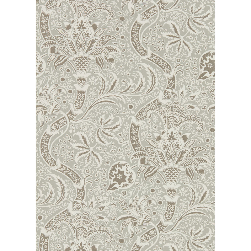 Indian Wallpaper, Gray/Pewter