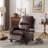 34.3'' Wide Classic And Upholstered Push Back Recliner With Trim (Set Of 2)-678598172