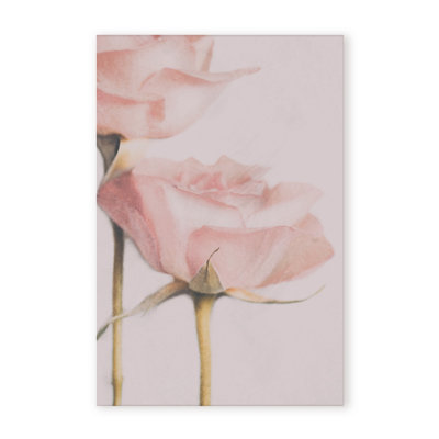 Nature Inspired Two Roses by  - Picture Frame Photograph on Paper