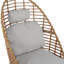 Chaise longue pivotante en osier Ellis