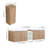 Chic Wall-Mounted Bathroom Vanity With Ample Storage And Stylish Appeal
