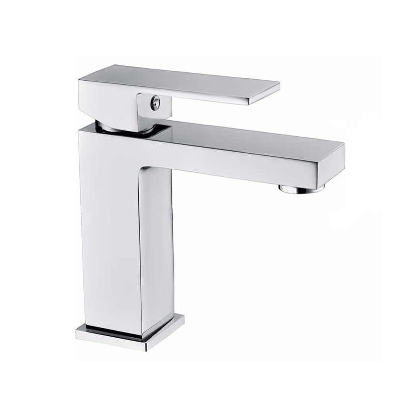 Robinet de salle de bain à un trou, Chrome