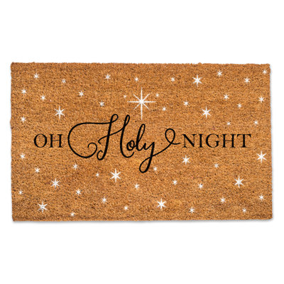 Oh Holy Night Coir Door Mat