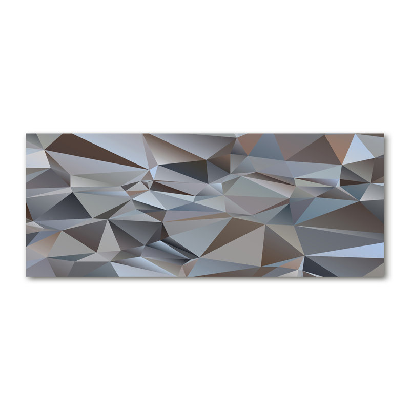 Abstraction Triangles - Wrapped Canvas Print