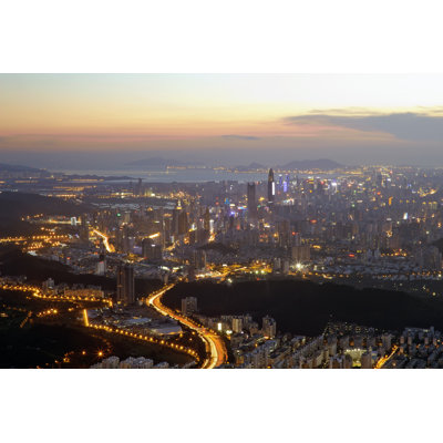 Mercredi Shenzhen by Liufuyu - Wrapped Canvas Print