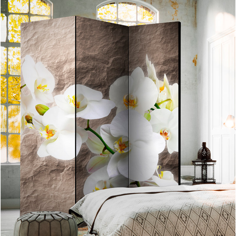 Omalley Solid Wood Folding Room Divider, 3