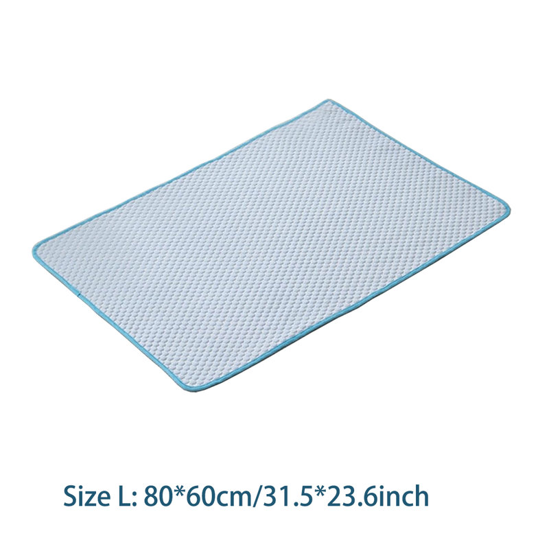 Tapis de refroidissement pour chien Summer Cool, H 23,6 po x l 31,5 po x P 0,93 po, Bleu