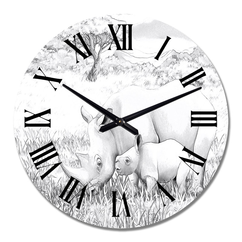 Horloge murale surdimensionnée, Grand