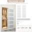 Portes de placard coulissantes en verre peint de couleur unie 48 po x 80 po avec ensemble de quincaillerie en verre peint blanc-107717522-117402524