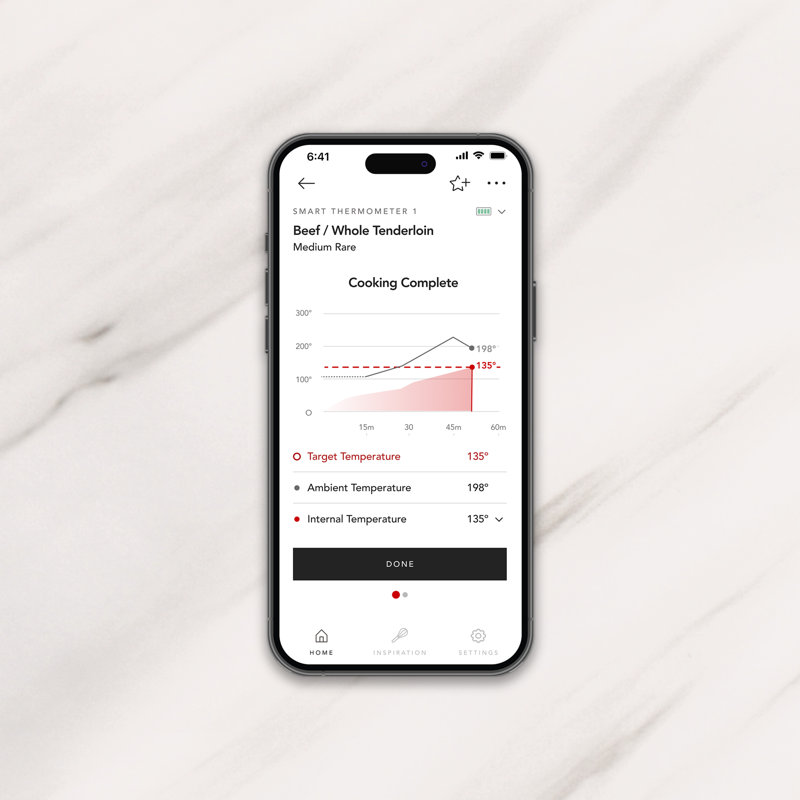 KitchenAid® Smart Thermometer with Quick Charge & Graph View