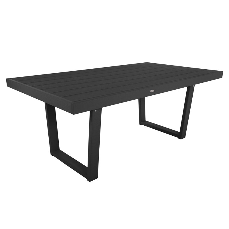 Haven Modern Dining Table, Black Sand