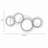 Modern Multi-Circle Wall Mirror with Overlapping Rings,Artistic Wall Mirror,Wall Mirror,Art Mirror(Only Wall Mirror)