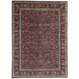 Hand-Knotted High-Quality Red Area Rug