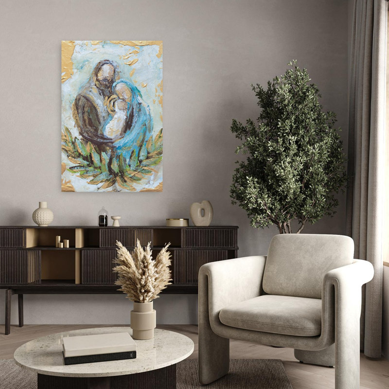 Holy Family 1 Piece Wrapped Canvas Wall Art, 91.44cm H x 60.96cm W