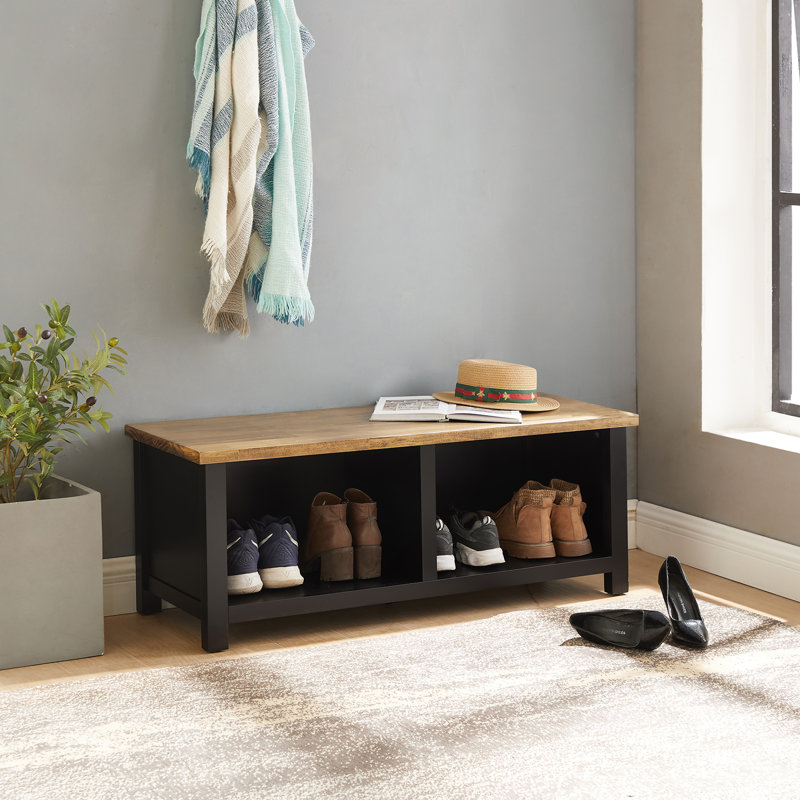 Pheadra Storage Bench, Black