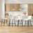 Upholstered 27" Counter Stool With Metal Frame-922861232