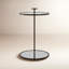 Ciro Metal & Mirrored Side Table-1074595657