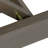 Outdoor Acacia Wood Chaise Lounge with Table , Cushion Included-1424369367-1424369364