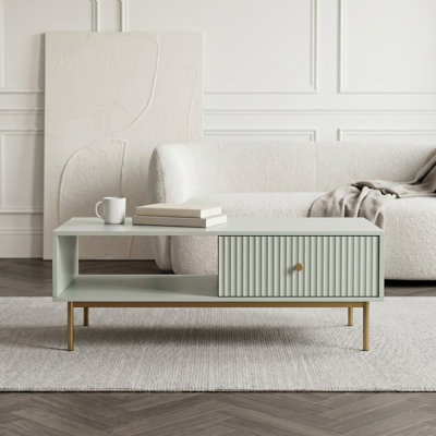 Four Leg Coffee Table with Storage