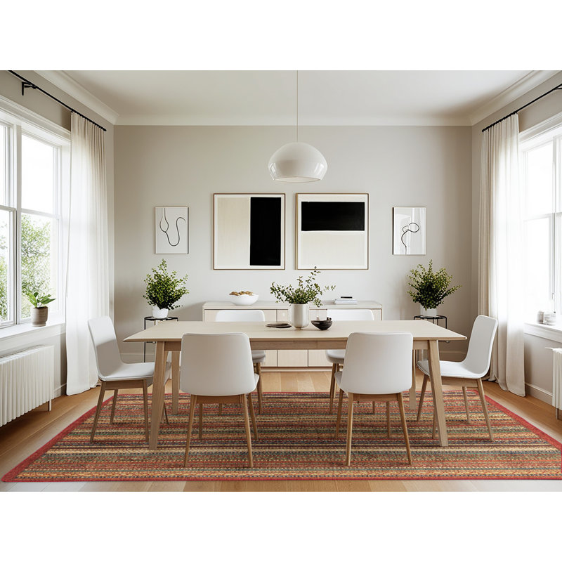 Abstract Indoor Rug, Rectangle 7' x 10'