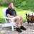 HDPE Weather-Resistant Adirondack Chair with Drink Holder - White-1072387126