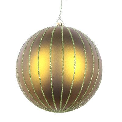Matte Glitter Ball Ornament
