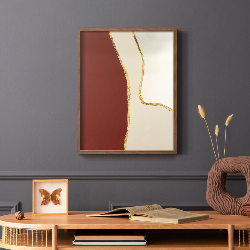 «Allspice I», reproduction encadrée - bois massif, Brun, H 28 po x l 22 po