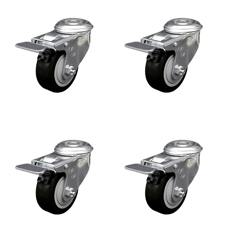 Polyurethane Caster, Black