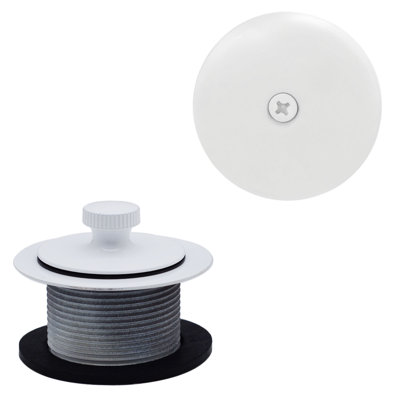 1-1/2" Twist & Close Bathtub Drain Trim Set with One-Hole Overflow