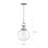 Crownfield 1-Light Single Globe Pendant-741677545
