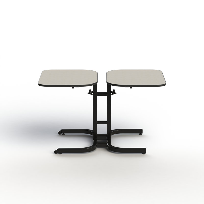 Extendable Metal Base Dining Table