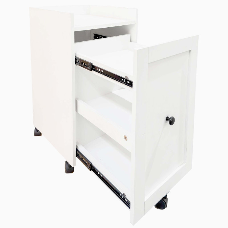 Porte-collation mobile avec roulettes et organisateur multicouches