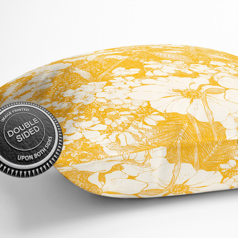 Spring Flowers Floral Scatter Cushion, 55cm H x 55cm W x 20cm D