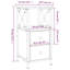 Herendeen 34cm W Iron Bedside Table-272789201-328739554
